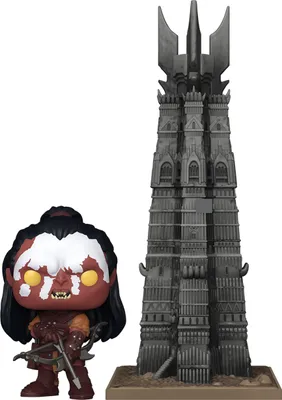 Productafbeelding van Lord of the Rings POP! Town vinyl figuur: Lurtz met toren, 9 cm