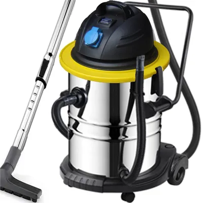 Produktbild von Syntrox Germany Draconi Industriestaubsauger 70 l mit Steckdose – Nass- und Trockensauger für professionelle Reinigung