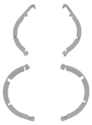 Immagine prodotto di Set di cover protettive per DJI Neo 2 Robust - Accessori di protezione per droni - Grigio - 4 pezzi