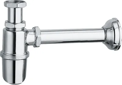 Image de Sapho Reitano Rubinetteria Antea - Siphon de lavabo 1 1/4, bonde 32 mm, chromé 9591