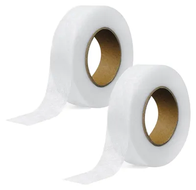Stoffband 2 Rollen, 64 m, 20 mm, bügelbar, für Säume
