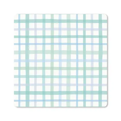 Produktbild von MuchoWow® Mauspad Mousepad Pastell - Muster - Blau 30x30 cm - Mousepads - Maus Mat - Pad - Mausunterlage - Gaming