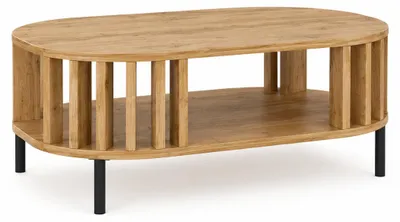 Productafbeelding van Salontafel, eikenhout, model Wotan, 68 x 38 x 68 cm, AI-gegenereerde afbeelding
