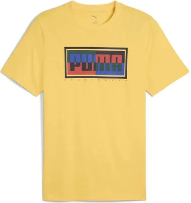 Immagine prodotto di Puma Graphics Box Maglietta a maniche corte Giallo S Uomo,Donna Giallo S