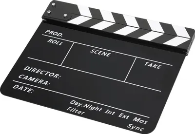 Produktbild von Acryl 30x25cm Clapperboard Regisseur Film Clappers Film und Fernsehfotografie Propwhite Striped Blackboard (PAV1YBE)
