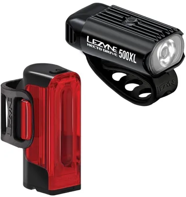 Obrázok produktu pre Lezyne Hecto Drive 500XL/Strip Drive 300+ Pair Black 500 lm-300 lm Predný-Zadný Cyklistické svetlo