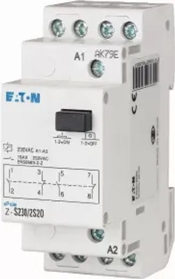 Produktbild von Eaton Stromstossschalter, 48AC/24DC, 1S+1Ö, 16A, 50Hz, 1TE 265538