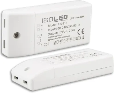 Produktbild von ISOLED LED Trafo 12V/DC, 0-30W, kompakt, SELV
