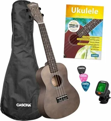 Produktbild von Cascha CUC101S Black Konzert-Ukulele