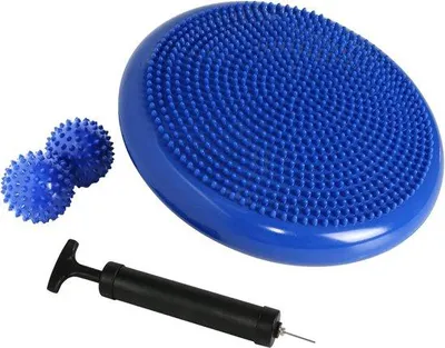 Productafbeelding van Famanu balans-kussen voor fysiotherapie - schommelkussen voor kinderen, honden, kantoor - voor sensorische training