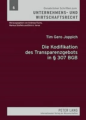 Image de Die Kodifikation des Transparenzgebots in § 307 BGB
