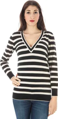 Image de FRED PERRY Pull femme textile noir SF2932 - Taille : S