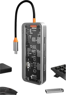 Produktbild von INF Dockingstation: Kompakter und leistungsstarker USB-Hub