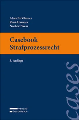 Produktbild von Casebook Strafprozessrecht