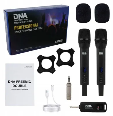 Zdjęcie produktu dla DNA FREEMIC DOUBLE Zestaw mikrofonów bezprzewodowych
