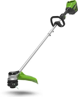 Obrázok produktu pre Greenworks GD60LT - Rasentrimmer - 40 cm - D-Schlaufengriff - 2 mm - Schwarz - Grün - Grau - Akku