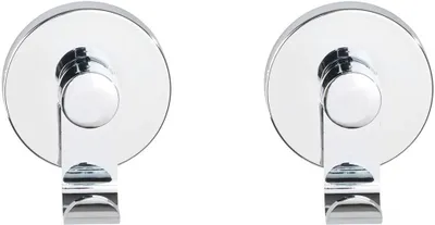 Produktbild von WENKO 2er Set Wand Haken Handtuch Garderoben Bad Küchen WC ohne Bohren IRUN