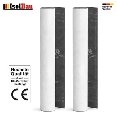 Unterspannbahn Dach 135g/m² Unterdeckbahn 150m² - 2 Rollen 1,5 x 50m SPB 135