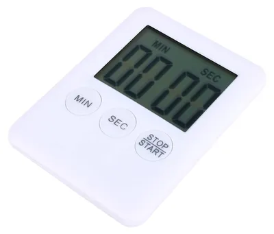 Digitaler Küchentimer, 99 Min. 59 Sek., mit Magnet, weiß