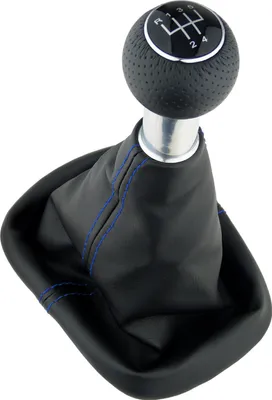 Produktbild von Schaltknauf Schaltsack Naht Blau perforiert für VW Golf 4 IV VW Bora 12mm 5 Gang