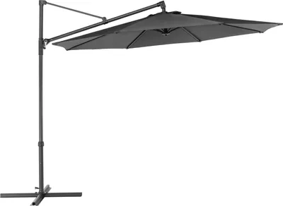 Obrázok produktu pre ROJAPLAST záhradný slnečník, bočný, 300 cm, sivý