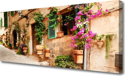 Produktbild von Tulup Leinwand-Bilder 125x50 Wandbild Canvas Kunstdruck Haus Architektur