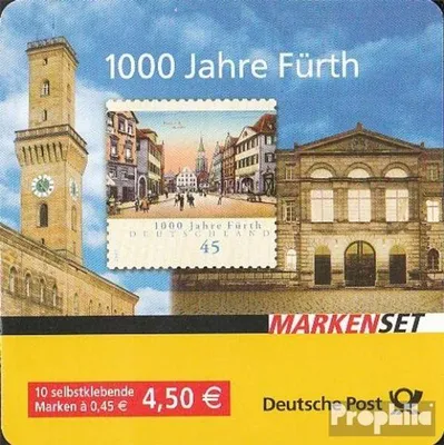 Produktbild von Briefmarken BRD (BR.Deutschland) 2007 Mi MH66 (kompl.Ausg.) gestempelt Fürth