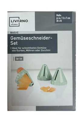Produktbild von Livarno Home Basic Gemüseschneider-Set 3Er-Set