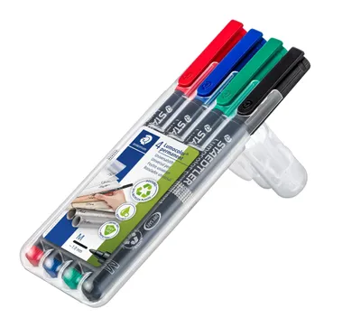 Image de STAEDTLER Folienstift Lumocolor M perm 4St