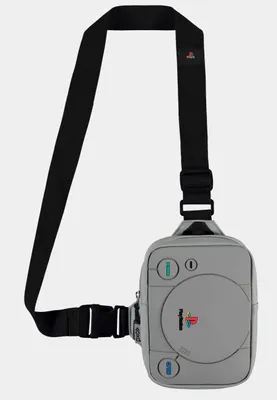Produktbild von Playstation Umhängetasche Uni Playstation grau Fan-Merch, Gaming Nylon Standard