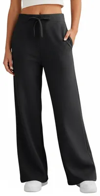 Produktbild von Damen Yogahosen, hohe Taille, weit geschnitten, für Sport und Freizeit