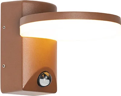 Produktbild von Außenwandleuchte rostBraun inkl LED IP54 Bewegungssensor Esmee