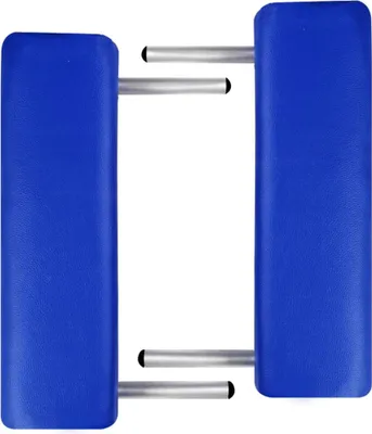 Produktbild von vidaXL Massageliege Klappbar 2-Zonen mit Aluminiumgestell Blau