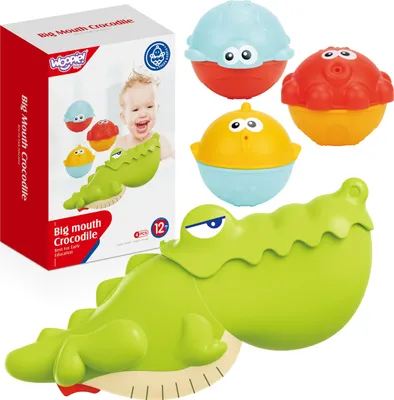 Produktbild von Woopie - WOOPIE Krokodil und Badefisch 3 Stück.