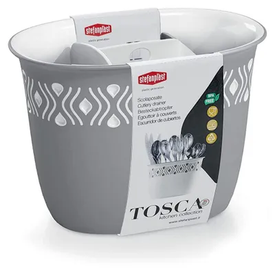 Immagine prodotto di STEFANPLAST Scolaposate Tosca Kitchen Polipropilene Grigio