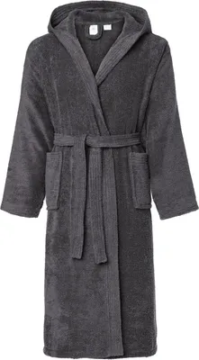 Produktbild von Ladeheid Herren Frottee Bademantel aus 100% Baumwolle LA40-101(Graphit (D07), S)