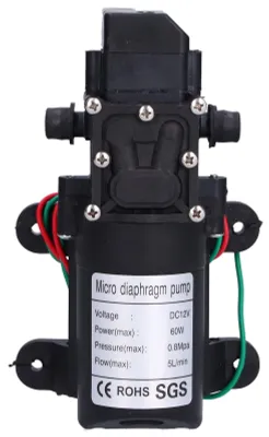 12V Membranpumpe 60W selbstansaugend für Gartenbewässerung