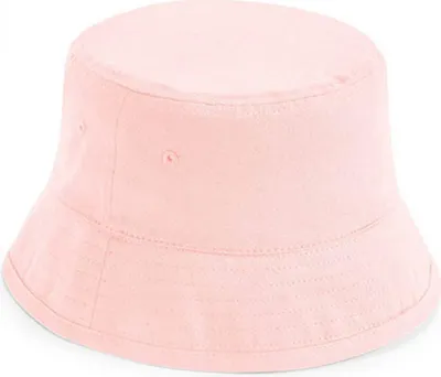 Immagine prodotto di Beechfield B90NB | Cappello a secchiello Junior in cotone organico Cotone organico - Colore: Rosa cipria - Taglia: M/L