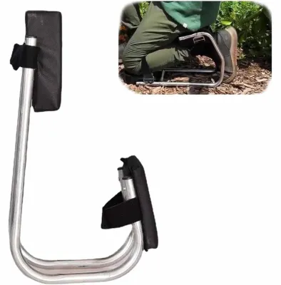 Produktbild von Kniesitzbank für die Gartenarbeit – mit bequemer Sitzfläche – Schwarz