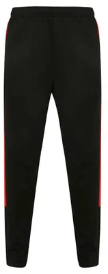 Productafbeelding van Finden & Hales - Trainingsbroek voor heren/dames, uniseks model LT5886 (maat L) (zwart/rood)