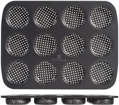 Immagine prodotto di WESTMARK Mini-Burger Bun Backblech 12 Nester 1 Stck. 105667 (EKB)