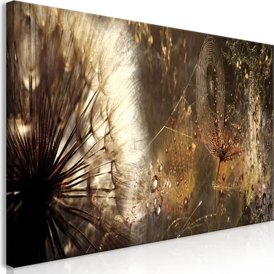 Produktbild von Wandbild Mega XXXL Pusteblume 250x125 cm Einteiliger XXL-Format Kunstdruck zur Selbstmontage Leinwandbilder moderne Bilder DIY Wanddekoration Wohnung Deko Blumen Natur Löwenzahn b-C-0972-ak-e