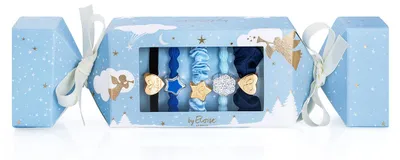 Produktbild von By Eloise London Winter Wonderland Cracker Blue Set, KI-generiertes Bild