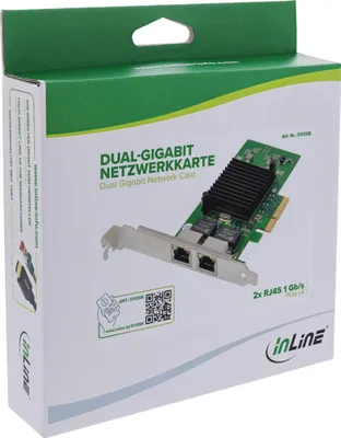Obrázek produktu pro InLine 51125B, Interní, Kabel, PCI Express, Ethernet, 1000 Mbit/s