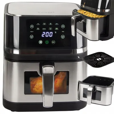 Obrázek produktu pro Verk 07251 Horkovzdušná fritéza 10L, 2400 W stříbrná