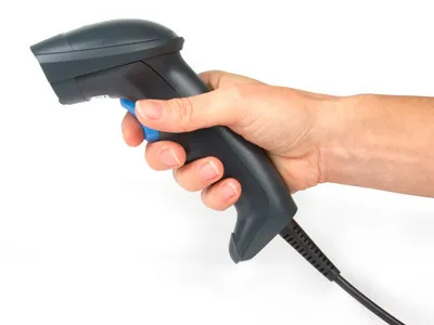 Image de Hamlet Handheld Barcode Reader 1D Laser USB Grey HBCS1D10US