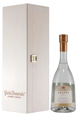 Produktbild von Di Alfino Grappa di Prosecco mit Geschenk-Holzkiste