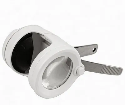 Produktbild von 2-in-1 LED-Lupe mit Glas – tragbar & leicht, für Senioren – Ideal zum Lesen, Basteln & Betrachten kleiner Details – perfektes Geburtstagsgeschenk