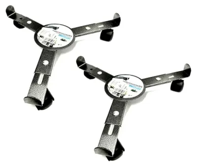 Produktbild von 2x Pflanzenroller Metall Rund Verstellbar Ø 25 – 30 cm 3 Rollen