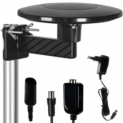 Immagine prodotto di Antenna da esterno DVBT2 Digital360 LITE MUX8 CON FILTRO 4G / LTE Nero ISO 20634